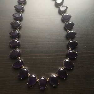 J Crew blue statement necklace